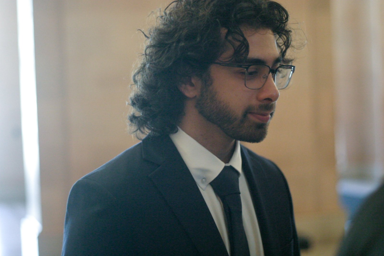 Profile portrait of Hamed Emari during the conference